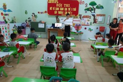 Hội thi vẽ tranh dành cho trẻ 5 tuổi cấp trường